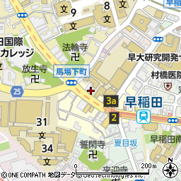 あゆみＢｏｏｋｓ早稲田店周辺の地図