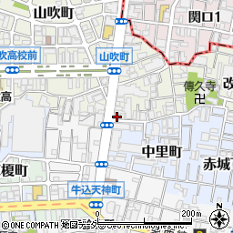 東京都新宿区山吹町7周辺の地図