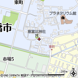 千葉県船橋市東町50周辺の地図