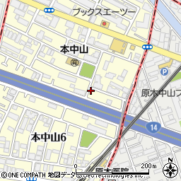 千葉県船橋市本中山5丁目3-11周辺の地図
