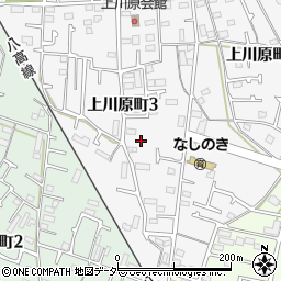 東京都昭島市上川原町3丁目6周辺の地図