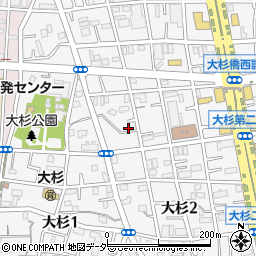 東京都江戸川区大杉2丁目8-15周辺の地図