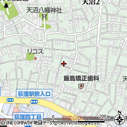 伸和荘周辺の地図