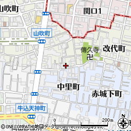東京都新宿区山吹町306周辺の地図