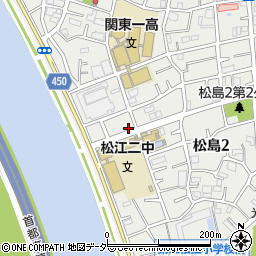 東京都江戸川区松島2丁目4-13周辺の地図