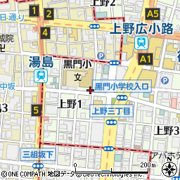 上野東神ビル周辺の地図