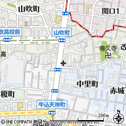 東京都新宿区山吹町6周辺の地図