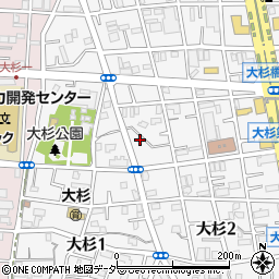 東京都江戸川区大杉2丁目7-8周辺の地図