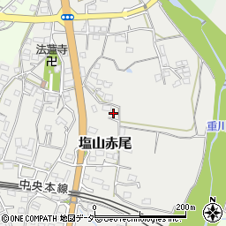 山梨県甲州市塩山赤尾328周辺の地図