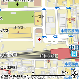 ドコモショップ中野駅前店周辺の地図