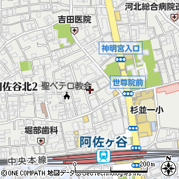 東京都杉並区阿佐谷北2丁目15-10周辺の地図