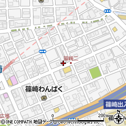 東京都江戸川区篠崎町2丁目周辺の地図