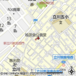 東京都立川市高松町1丁目8周辺の地図