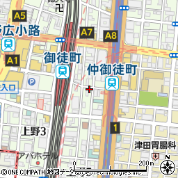 越野古美術店周辺の地図