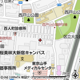 東京都新宿区百人町3丁目18-9周辺の地図