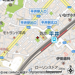 ビ・ハウス　平井店周辺の地図