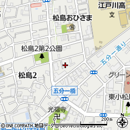 東京都江戸川区松島2丁目33-9周辺の地図