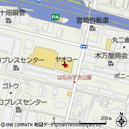 ヤオコー市川田尻店周辺の地図