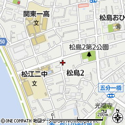 東京都江戸川区松島2丁目22-3周辺の地図