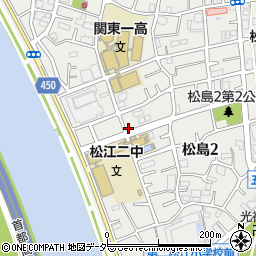 東京都江戸川区松島2丁目12-20周辺の地図