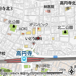 りそな銀行高円寺支店周辺の地図