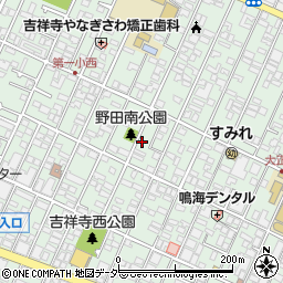 吉祥寺茶道・華道教室周辺の地図