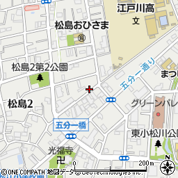 東京都江戸川区松島2丁目33-17周辺の地図