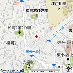 東京都江戸川区松島2丁目33-18周辺の地図