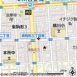株式会社日芸　駒形営業所周辺の地図