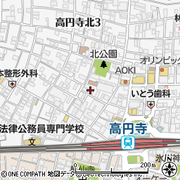 昇立高円寺周辺の地図