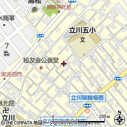 東京都立川市高松町周辺の地図