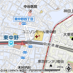 東中野プチ・クレイシュ周辺の地図