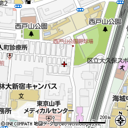 東京都新宿区百人町3丁目17-2周辺の地図