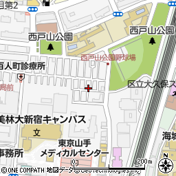 東京都新宿区百人町3丁目17-4周辺の地図