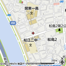 東京都江戸川区松島2丁目12-2周辺の地図