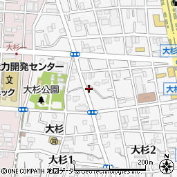 東京都江戸川区大杉2丁目7-6周辺の地図