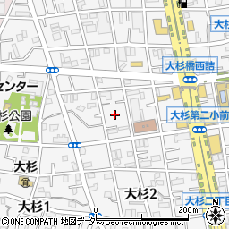 東京都江戸川区大杉2丁目9周辺の地図