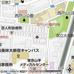 東京都新宿区百人町3丁目17-5周辺の地図