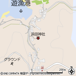 浜田神社周辺の地図