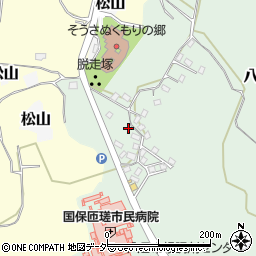 千葉県匝瑳市八日市場イ1328-3周辺の地図