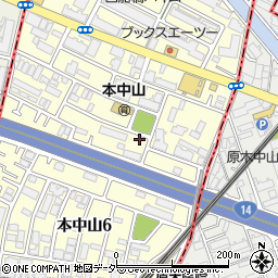 千葉県船橋市本中山5丁目4-27周辺の地図