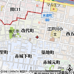 東京都新宿区改代町47周辺の地図