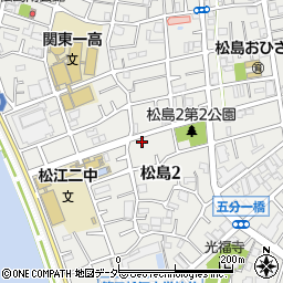 東京都江戸川区松島2丁目22-5周辺の地図