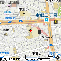 東京都文京区本郷2丁目38周辺の地図