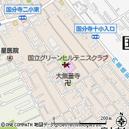 東京都国分寺市富士本周辺の地図