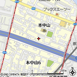 千葉県船橋市本中山5丁目4周辺の地図