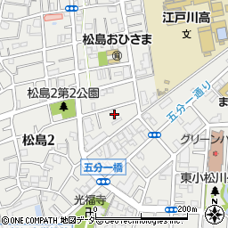 東京都江戸川区松島2丁目33-10周辺の地図