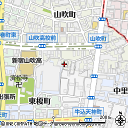 東京都新宿区山吹町16周辺の地図