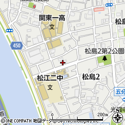 東京都江戸川区松島2丁目12-18周辺の地図