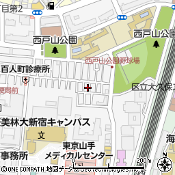 東京都新宿区百人町3丁目17-11周辺の地図